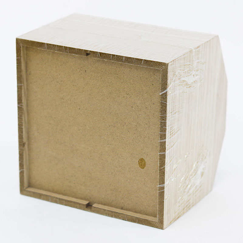 Khay đựng vật dụng, văn phòng phẩm, remote chia ngăn bằng gỗ 2 ngăn 12x12cm thương hiệu WATTS