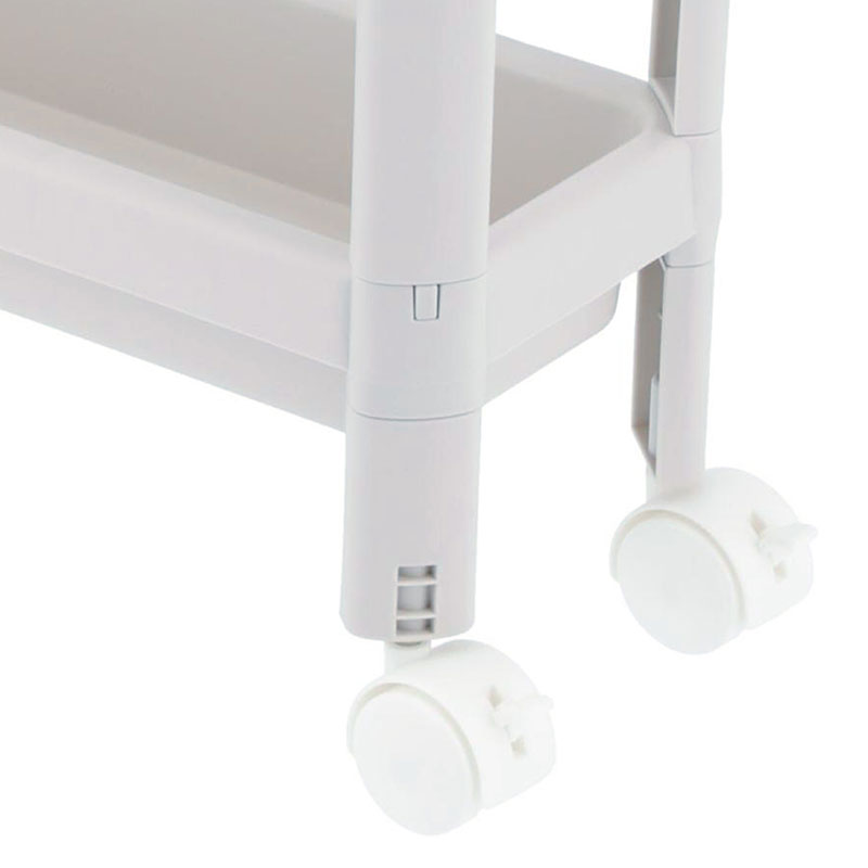Kệ để đồ đa năng 3 tầng có bánh xe Slim Storage Wagon 50x15.1cm thương hiệu WATTS