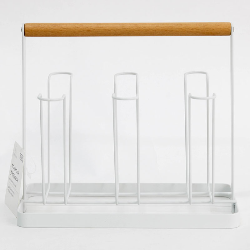 Giá úp ly 6 nhánh có quai xách gỗ 22.6x11.5cm thương hiệu WATTS