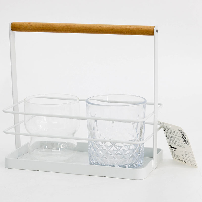 Khay để hộp gia vị có quai gỗ 21x11.5cm thương hiệu WATTS