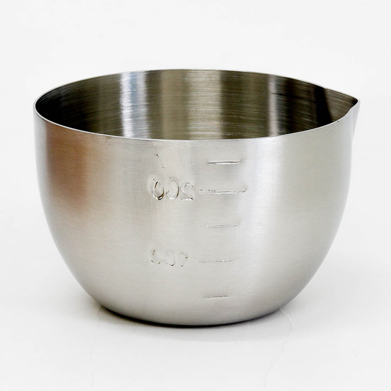 Chén inox đong định lượng có miệng rót 200ml thương hiệu WATTS