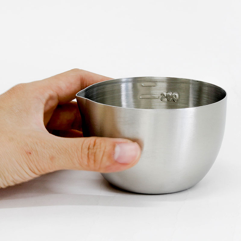 Chén inox đong định lượng có miệng rót 200ml thương hiệu WATTS
