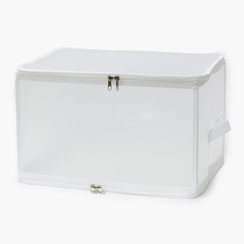 Hộp đựng vật dụng, quần áo gấp gọn có dây kéo 40x30cm