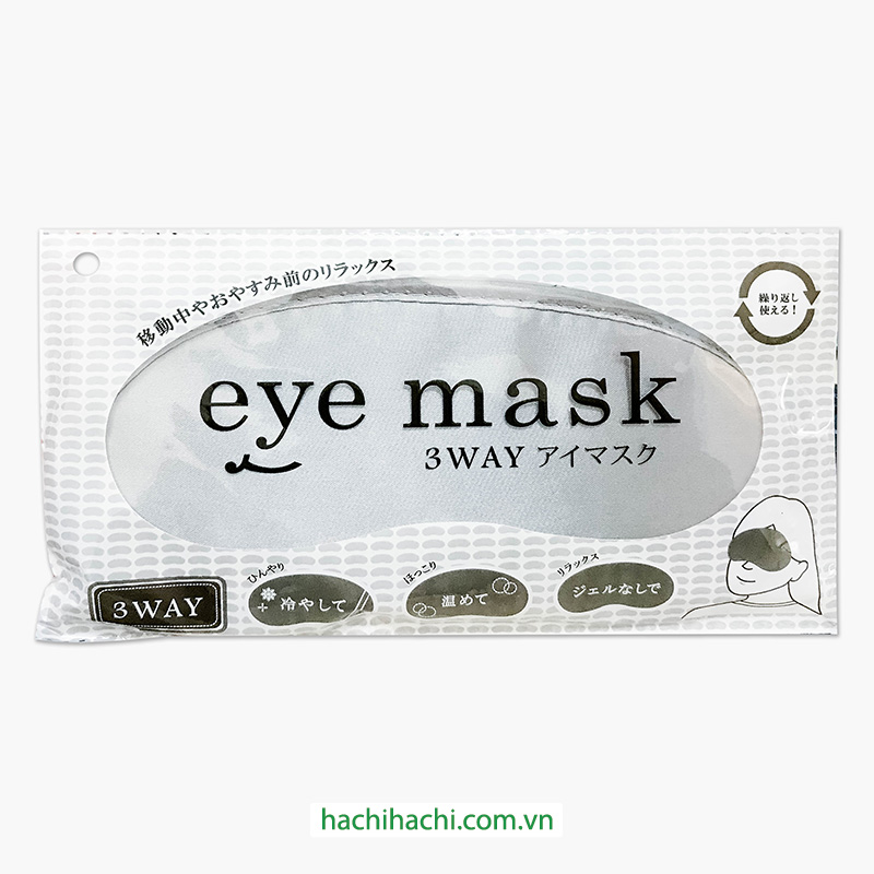 Miếng che mắt chườm mắt nóng lạnh dạng gel thư giãn thương hiệu MARUTATSU