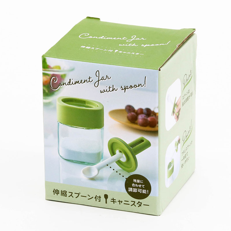 Hộp đựng gia vị kèm muỗng 220ml (Nhiều mẫu)-Giao mẫu ngẫu nhiên thương hiệu MARUTATSU