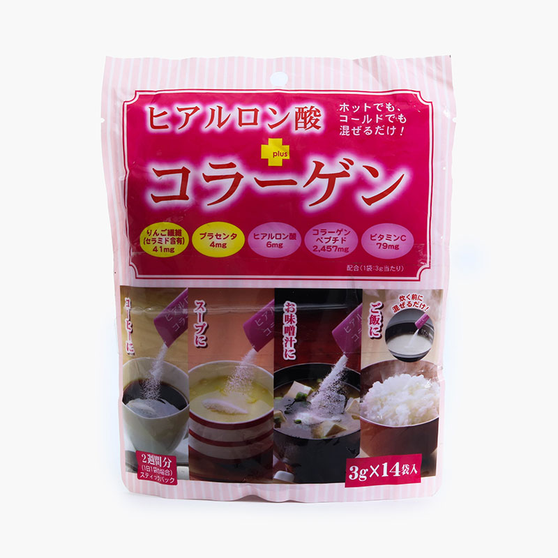 TPBS: Bột Collagen HA Nhật Bản Shinnippai 42g (3g x 14 gói) Da mềm mại, căng mịn thương hiệu 