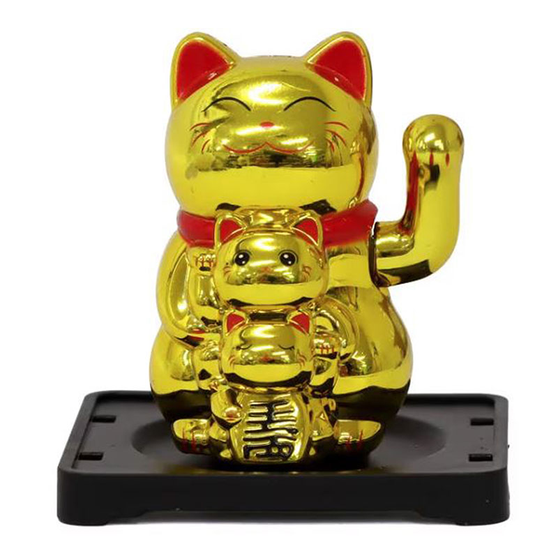 Mèo vẫy tay trang trí Solar năng lượng mặt trời thương hiệu KANEWAKA