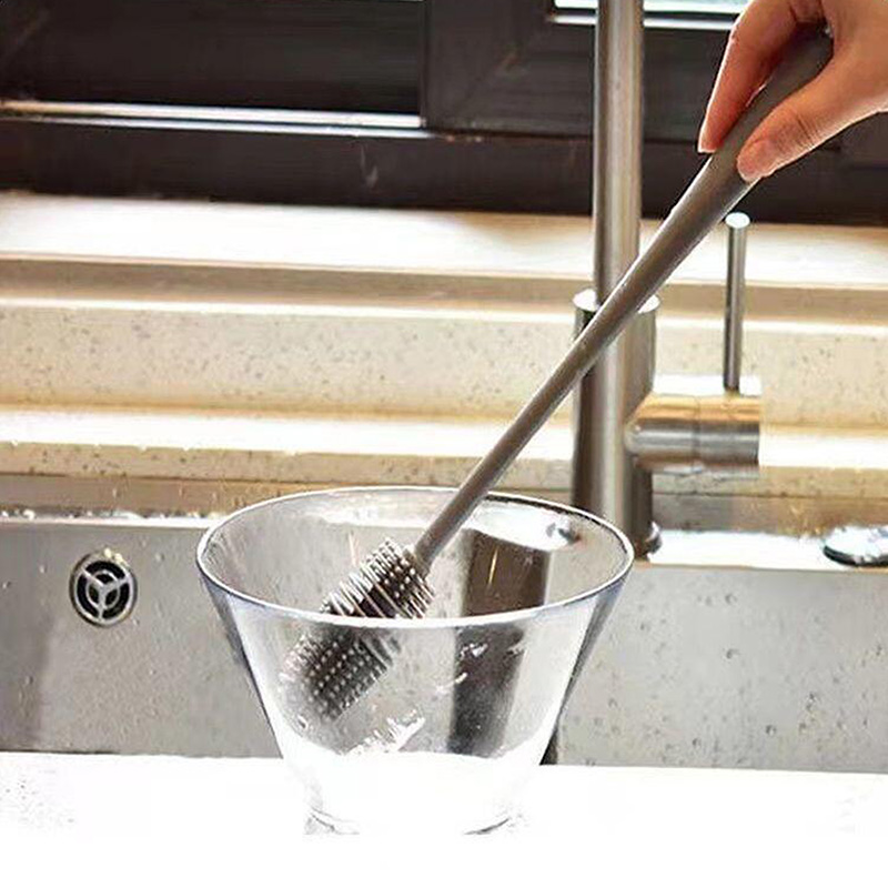 Cây chùi rửa bình, ly tách silicone 33.5cm thương hiệu KARINPIA
