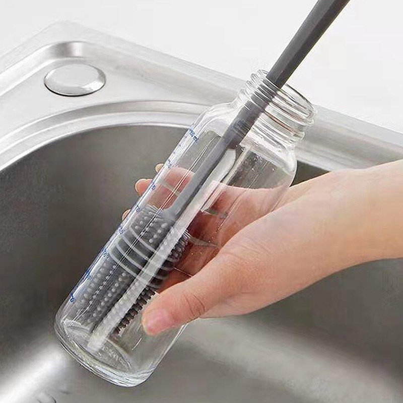 Cây chùi rửa bình, ly tách silicone 33.5cm thương hiệu KARINPIA