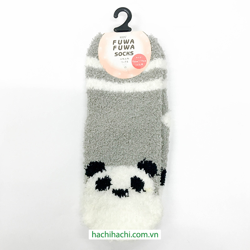 Vớ trẻ em lông mềm mịn hình Panda 15-17cm (Nhiều mẫu)-Giao mẫu ngẫu nhiên thương hiệu KARINPIA