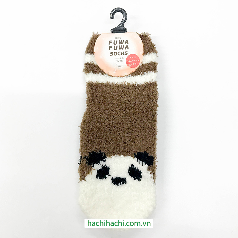 Vớ trẻ em lông mềm mịn hình Panda 15-17cm (Nhiều mẫu)-Giao mẫu ngẫu nhiên thương hiệu KARINPIA