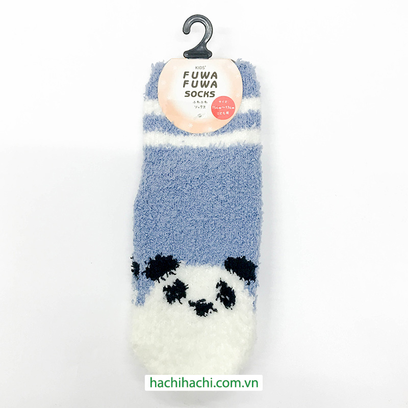 Vớ trẻ em lông mềm mịn hình Panda 15-17cm (Nhiều mẫu)-Giao mẫu ngẫu nhiên thương hiệu KARINPIA