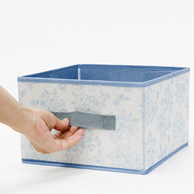 Hộp vải đựng đồ gấp gọn 25x25cm (Nhiều mẫu)-Giao mẫu ngẫu nhiên thương hiệu KARINPIA