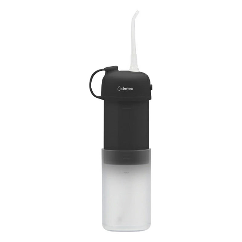 Tăm nước 3 chế độ gấp gọn sạc USB Type C Dretec Jetclean Smart  FS-103BK 150ml (Đen) thương hiệu DRETEC
