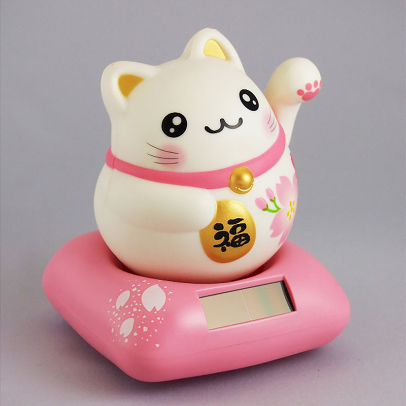 Mèo vẫy tay trang trí Solar RC-15JSII Năng lượng mặt trời thương hiệu K.DISPLAY