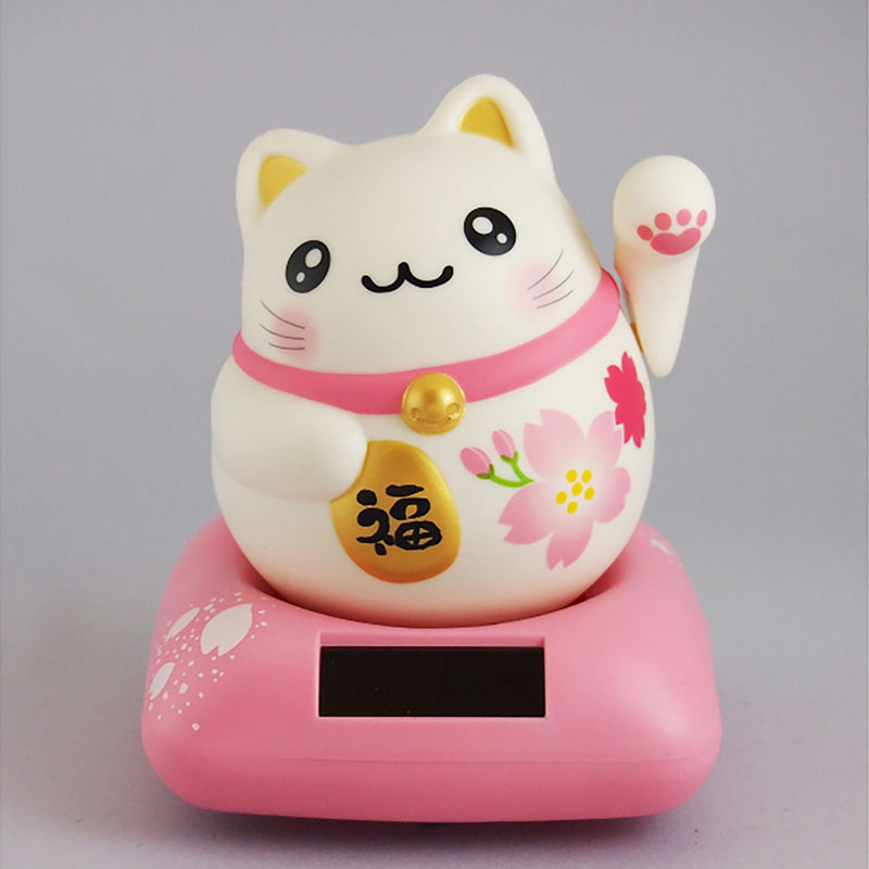 Mèo vẫy tay trang trí Solar RC-15JSII Năng lượng mặt trời thương hiệu K.DISPLAY