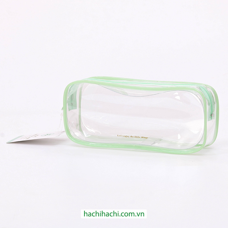 Túi đựng bút trong suốt 20.5x8.5cm (Nhiều mẫu)-Giao mẫu ngẫu nhiên thương hiệu AMIFA