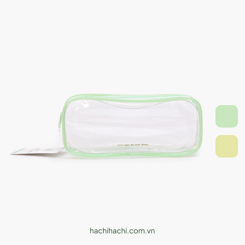 Túi đựng bút trong suốt 20.5x8.5cm (Nhiều mẫu)-Giao mẫu ngẫu nhiên