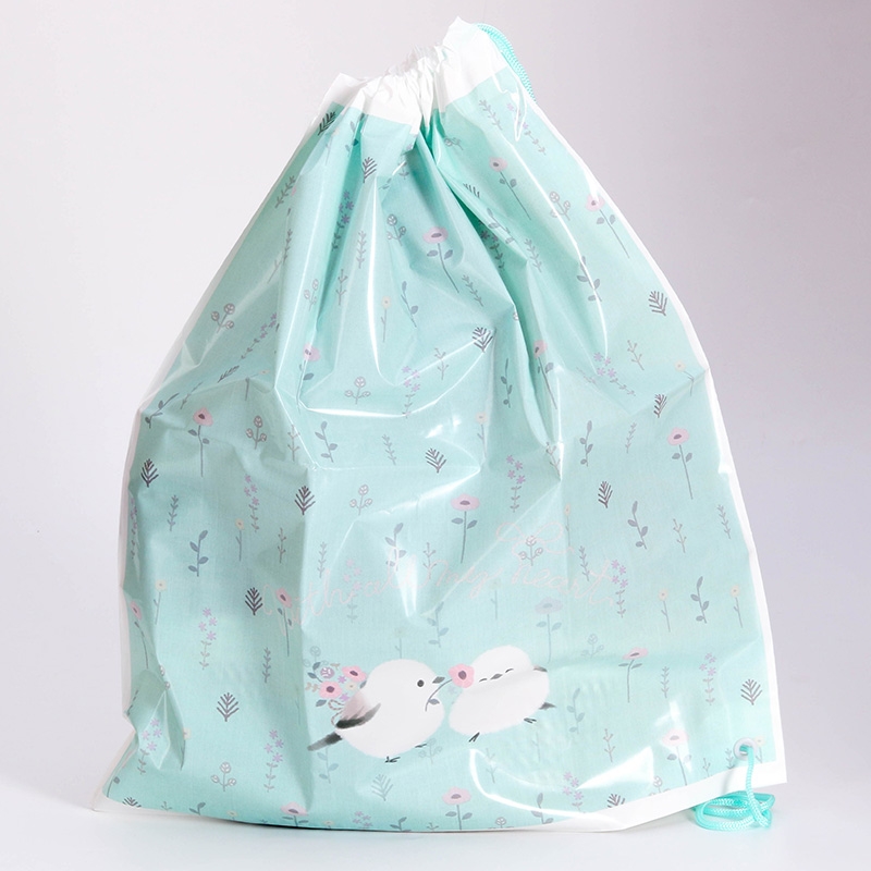 Túi đeo vai dây rút đựng đồ hình chim Shimaenaga 46x40cm (Nhiều mẫu)-Giao mẫu ngẫu nhiên thương hiệu AMIFA