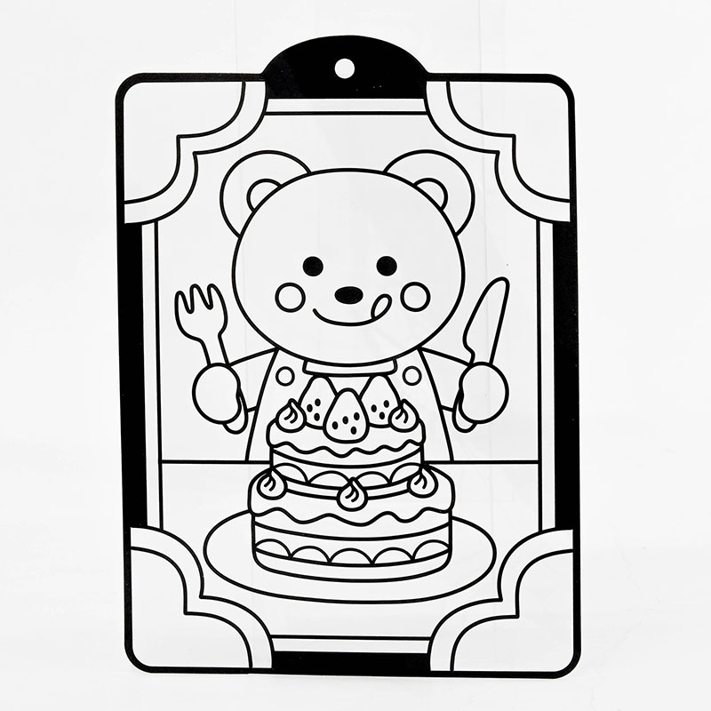 Set Sticker dán trang trí 2 mẫu gấu và ly kem thương hiệu AMIFA