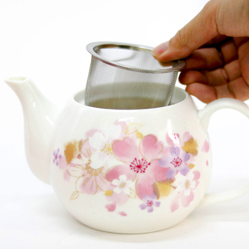 Bộ bình, ly sứ Nhật Bản, bộ bình trà  (Hoa Sakura) thương hiệu 