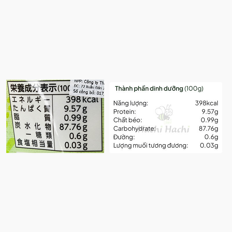 Bánh gạo que ăn dặm Edisonmama vị rau củ xanh 25g thương hiệu 
