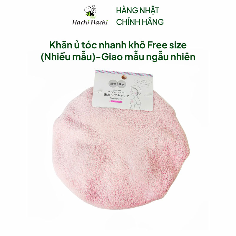 Khăn ủ tóc nhanh khô Free size (Nhiều mẫu)-Giao mẫu ngẫu nhiên thương hiệu TAKEDA