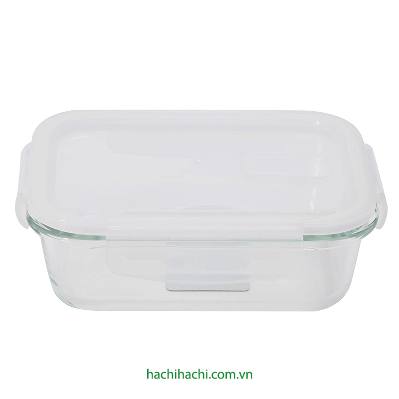 Hộp thủy tinh chịu nhiệt khóa chặt 620ml