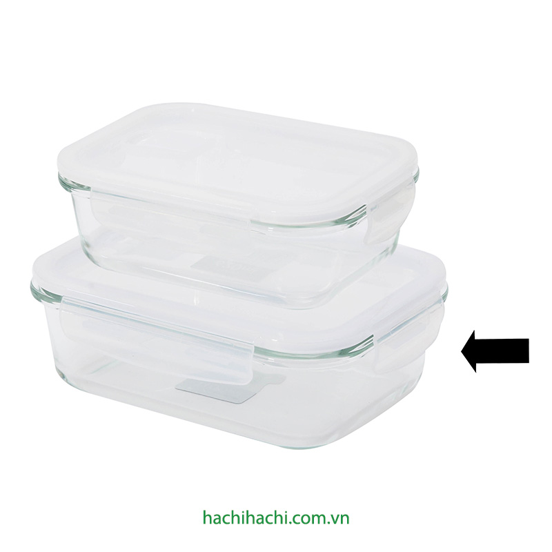 Hộp thủy tinh chịu nhiệt khóa chặt 1.1L thương hiệu TAKEDA