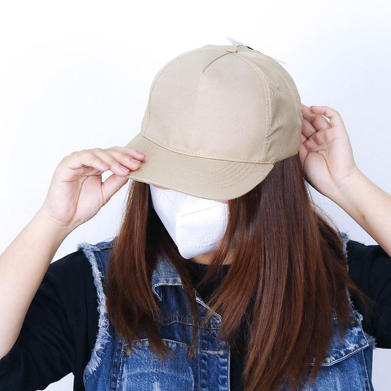 Nón lưỡi trai có ngăn đựng túi gel chườm mát Free size (Beige) thương hiệu TAKEDA
