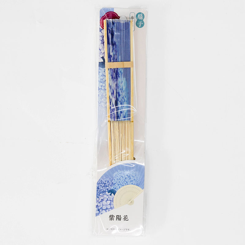 Quạt xếp 21cm hoa cẩm tú cầu (Nhiều mẫu)-Giao mẫu ngẫu nhiên thương hiệu TAKEDA
