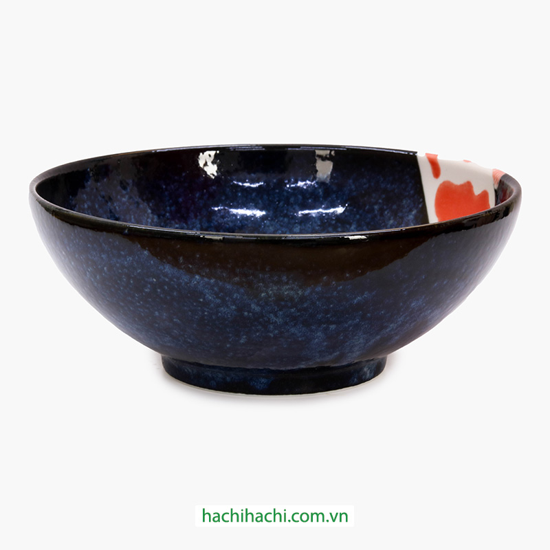 Tô sứ Nhật Bản 14.5cm (Cá Koi), dùng được lò vi sóng