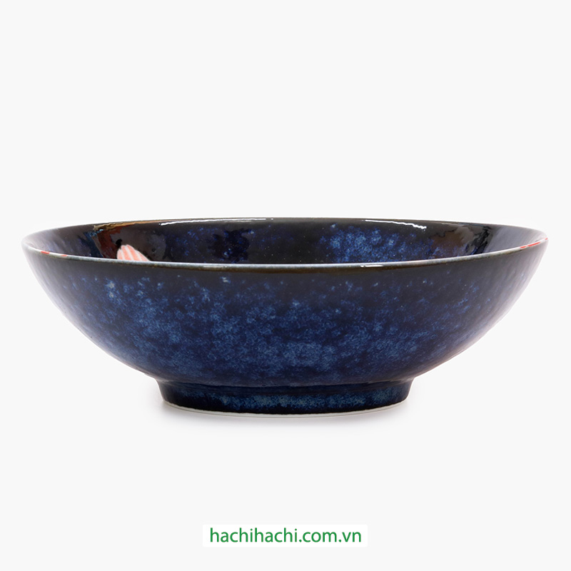 Tô sứ Nhật Bản, tô đại, bát ô tô, bát tô canh, bát ăn mì 21.5cm (Cá Koi), dùng được lò vi sóng thương hiệu 