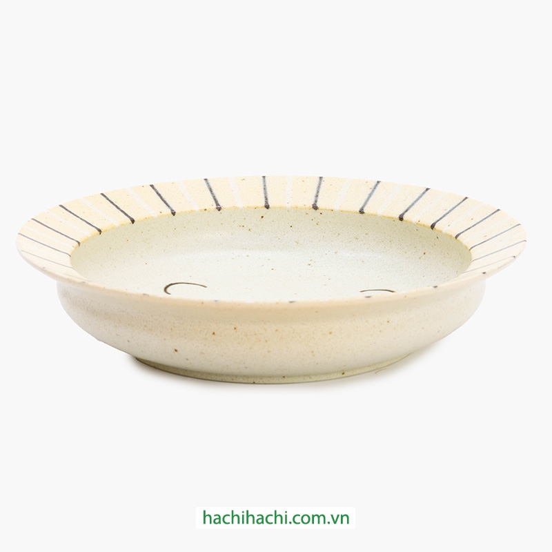 Tô sứ Nhật Bản 22.5cm Sư tử, dùng được lò vi sóng thương hiệu 