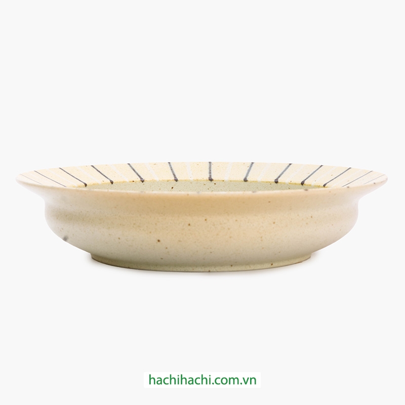 Tô sứ Nhật Bản 22.5cm Sư tử, dùng được lò vi sóng thương hiệu 