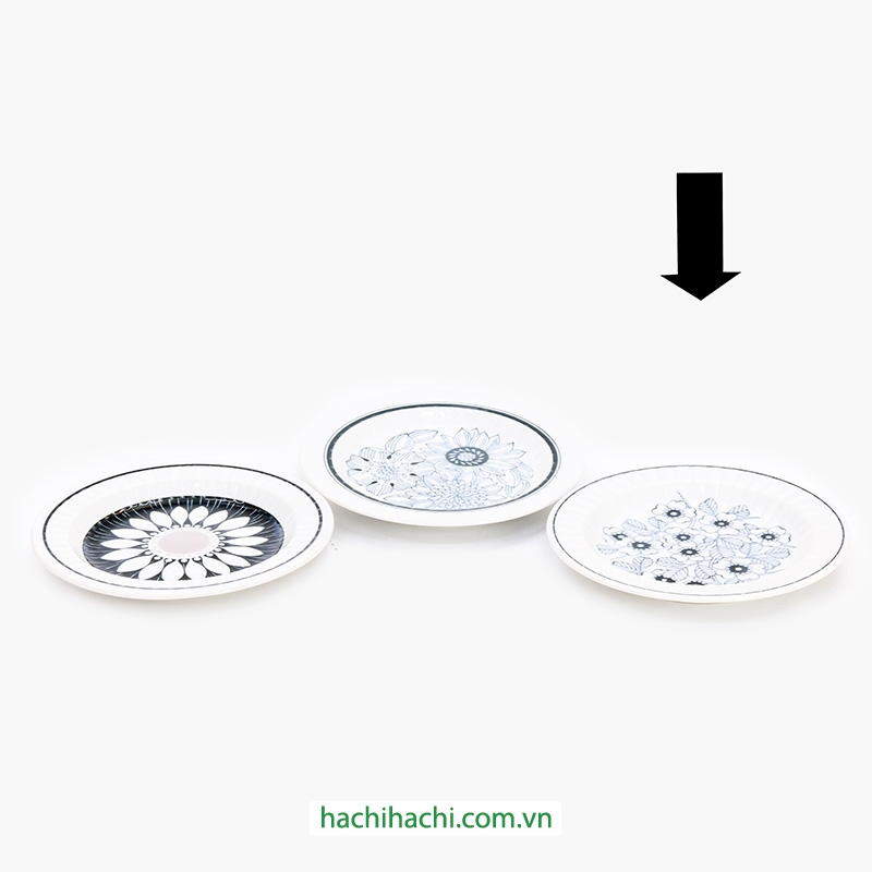 Đĩa sứ Nhật Bản 16cm Blossom, dùng được lò vi sóng thương hiệu 