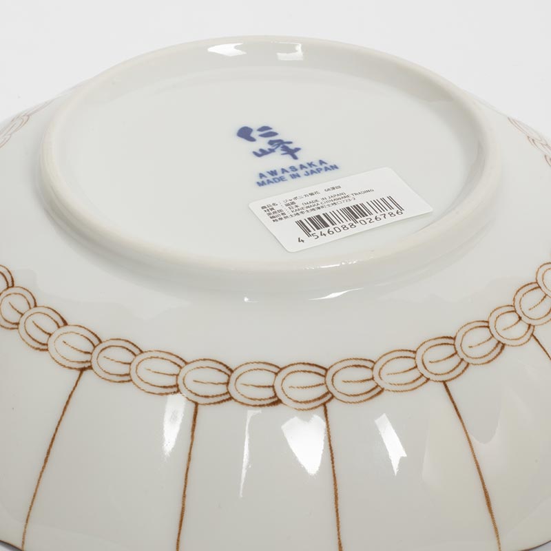 Đĩa sứ Nhật Bản 20.5cm sâu lòng, đĩa gốm sứ nông lòng, cạn lòng, dùng được lò vi sóng thương hiệu 