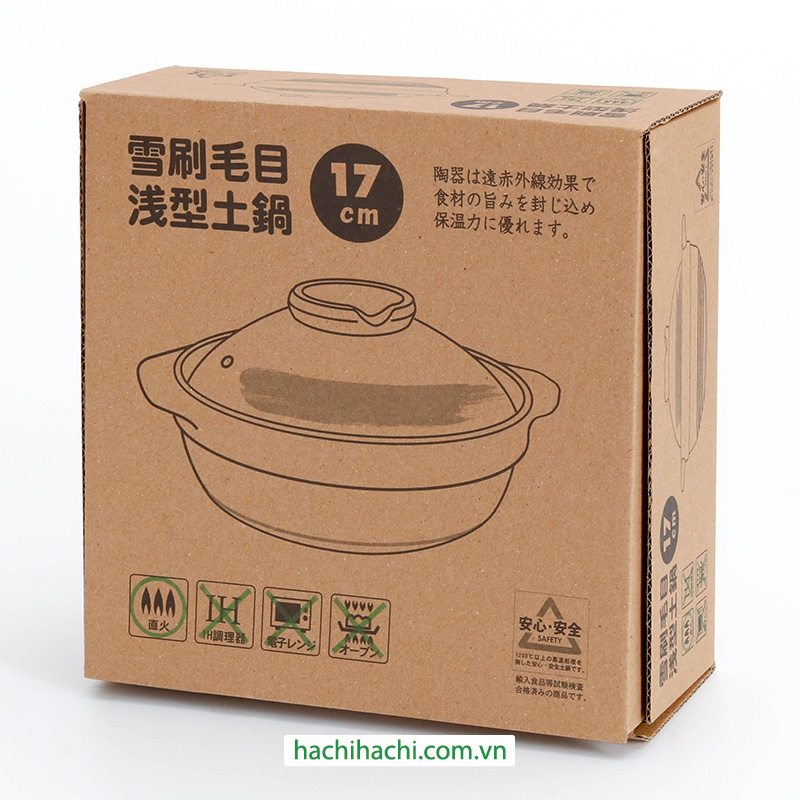 Nồi gốm 17cm thương hiệu LIVING