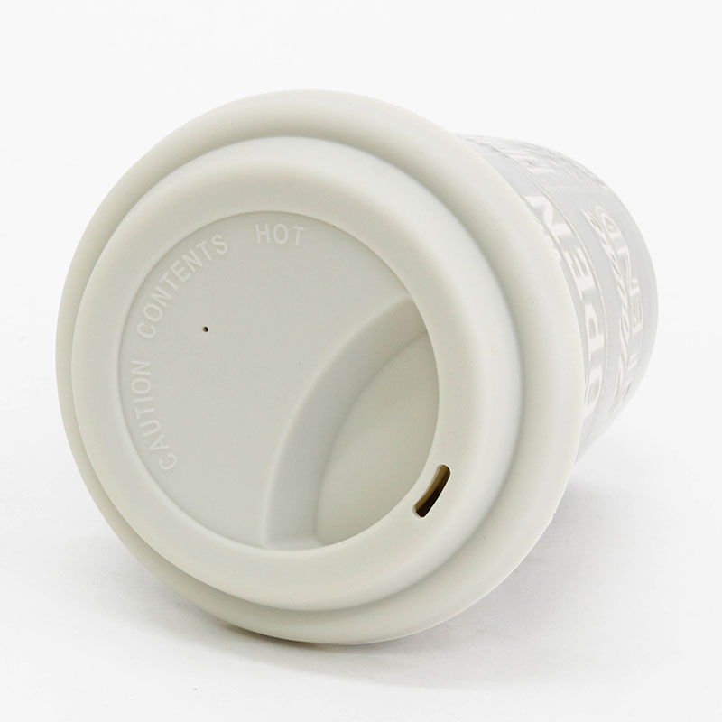 Ly gốm Living, ca, cốc gốm sứ 340ml kèm nắp có miệng uống trực tiếp thương hiệu LIVING