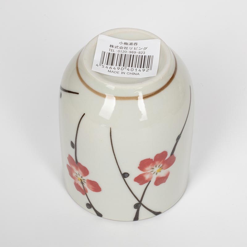 Ca, cốc, ly gốm Living 190ml hoa đào  thương hiệu LIVING
