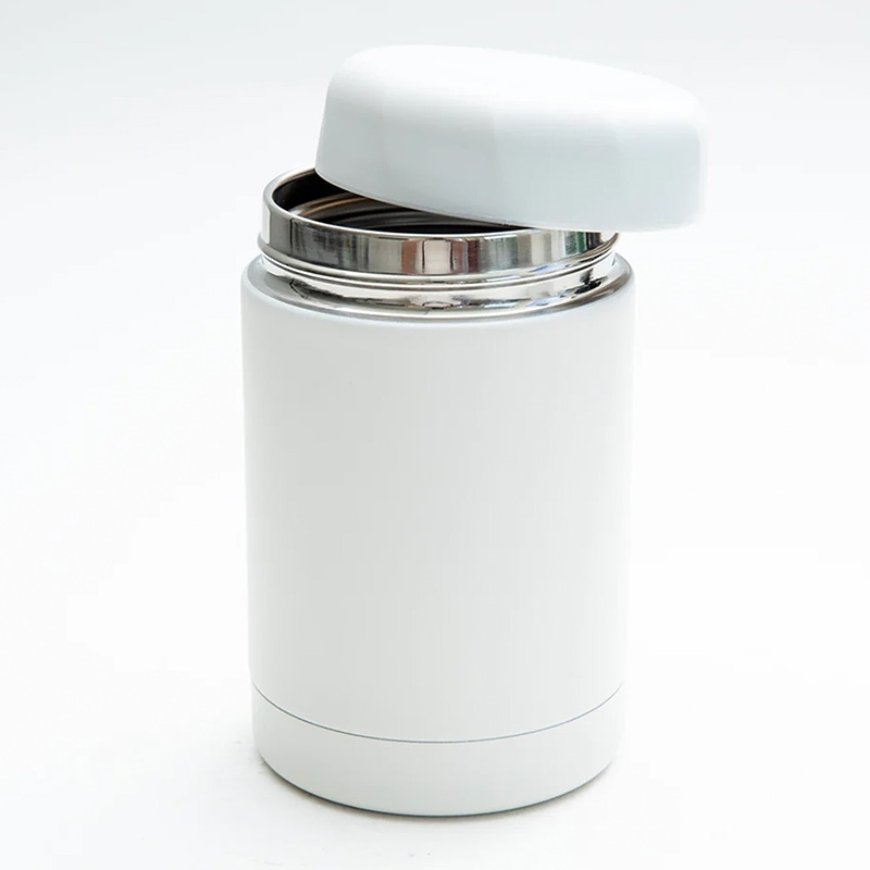 Hộp giữ nhiệt inox 304 cao cấp 300ml (Trắng) thương hiệu LIVING