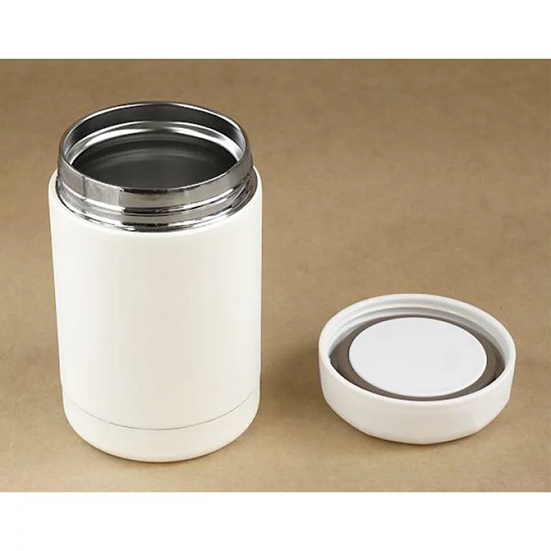 Hộp giữ nhiệt inox 304 cao cấp 300ml (Trắng) thương hiệu LIVING