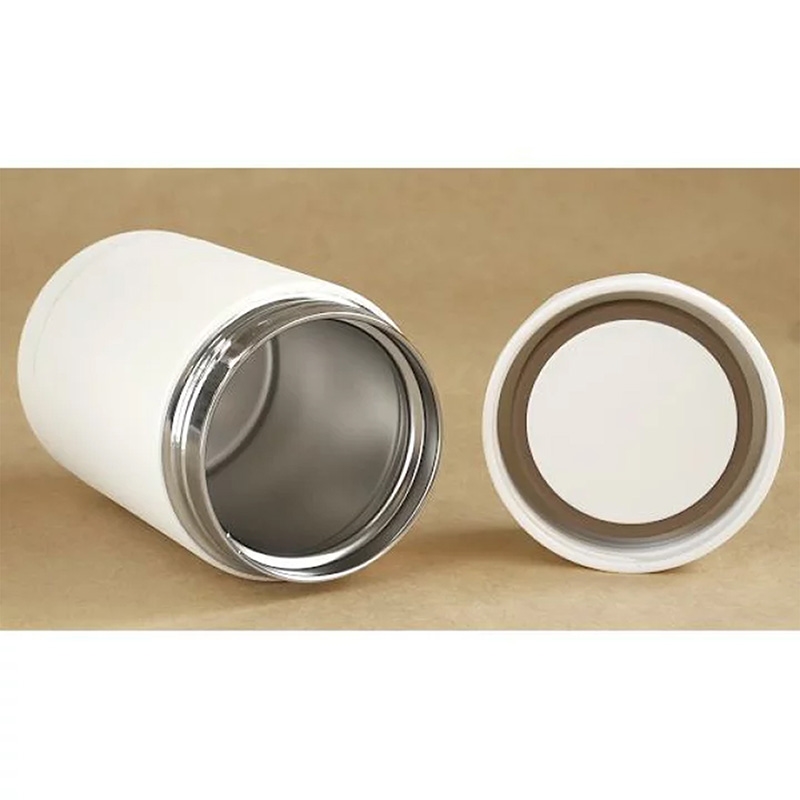 Hộp giữ nhiệt inox 304 cao cấp 300ml (Trắng) thương hiệu LIVING