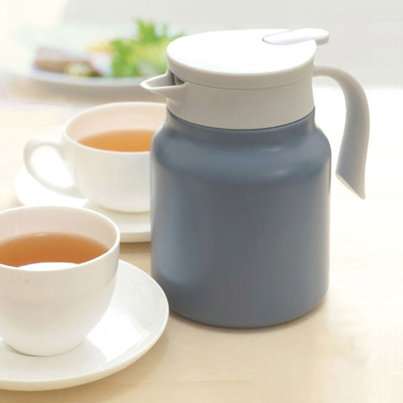 Bình giữ nhiệt Living 1L (Xanh) Kèm lưới lọc trà SUS 304 thương hiệu LIVING
