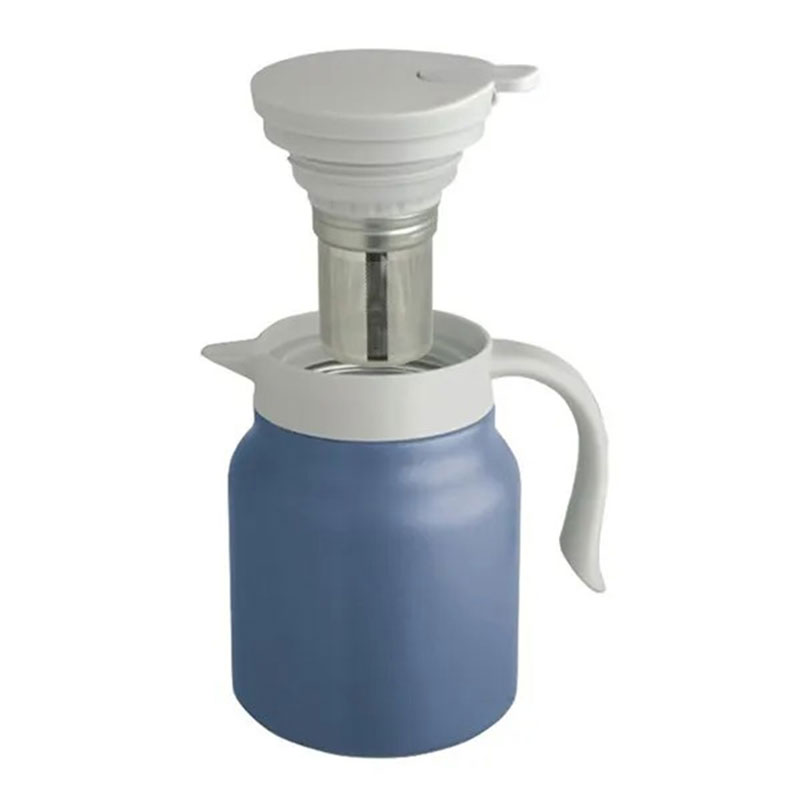 Bình giữ nhiệt Living 1L (Xanh) Kèm lưới lọc trà SUS 304 thương hiệu LIVING