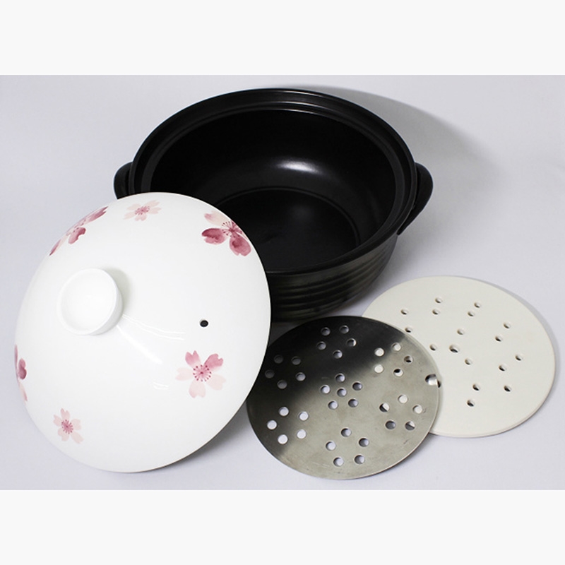 Nồi gốm dùng được bếp từ 18cm thương hiệu LIVING