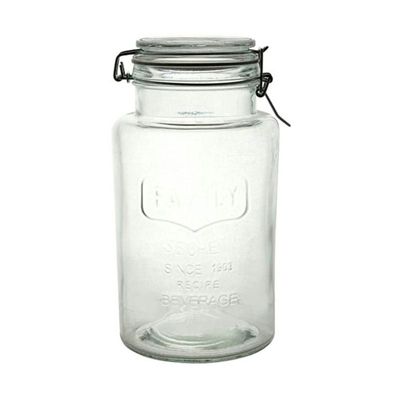 Hũ thủy tinh khóa chặt 2L 