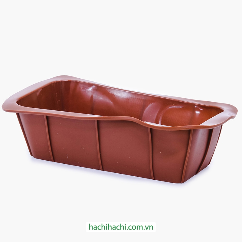 Khuôn bánh silicon chịu nhiệt 25x13.5cm dùng trong lò nướng, lò vi sóng thương hiệu LIVING