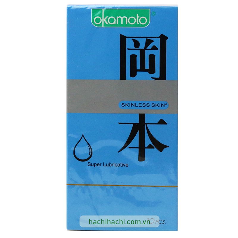 Bao cao su Okamoto Skinless Skin Lub 10 cái  thương hiệu OKAMOTO