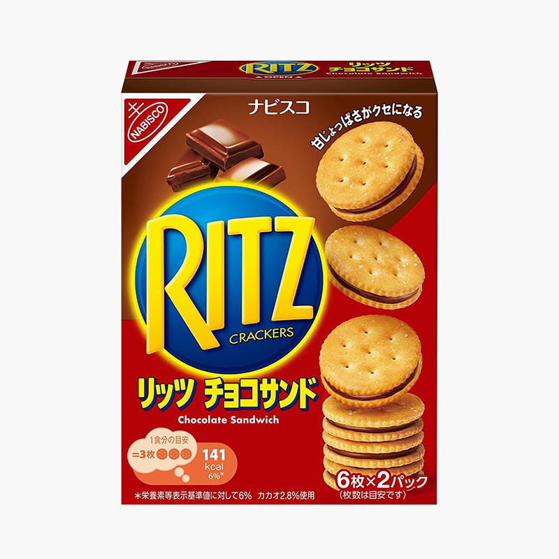 Bánh quy Ritz socola 106g (6 cái x 2 gói)